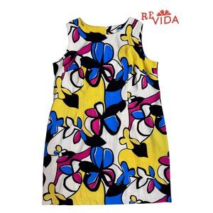 Cato Women's Floral 60s Inspired Shift Dress